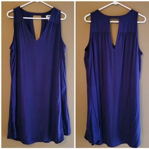 Old Navy keyhole back sleeveless dress in navy